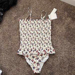 Tory Burch Costa Printed One Piece Swimsuit